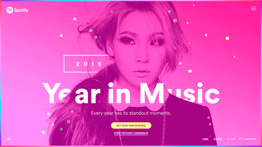 7 tendencias de design para ficar de olho em 2019 duotone spotify