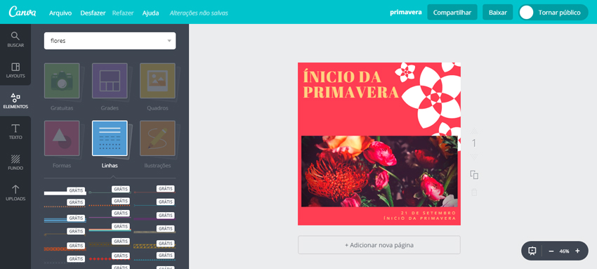 como criar uma postagem no canva dicas para gestao de midias sociais interface02 canva