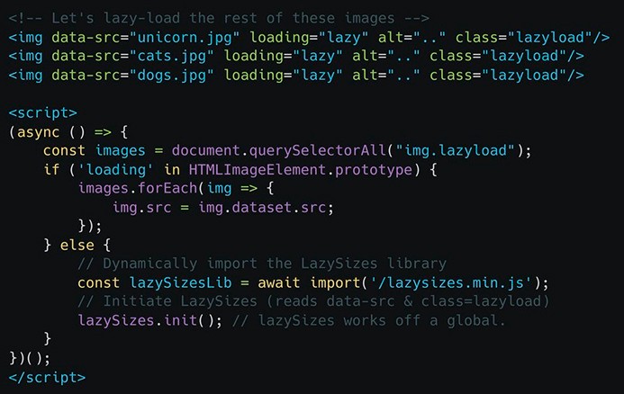 como e por que melhorar a velocidade do seu site img lazyloading