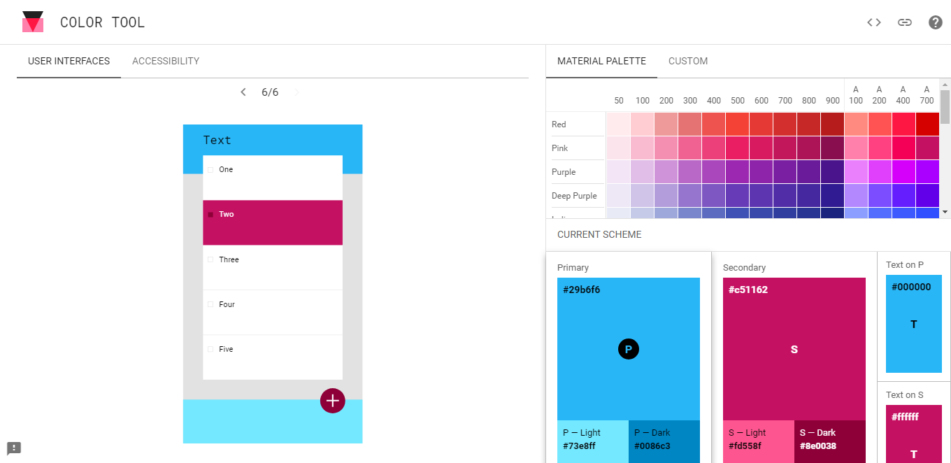 como selecionar a cor para seu projeto de identidade visual ou website color tool interface