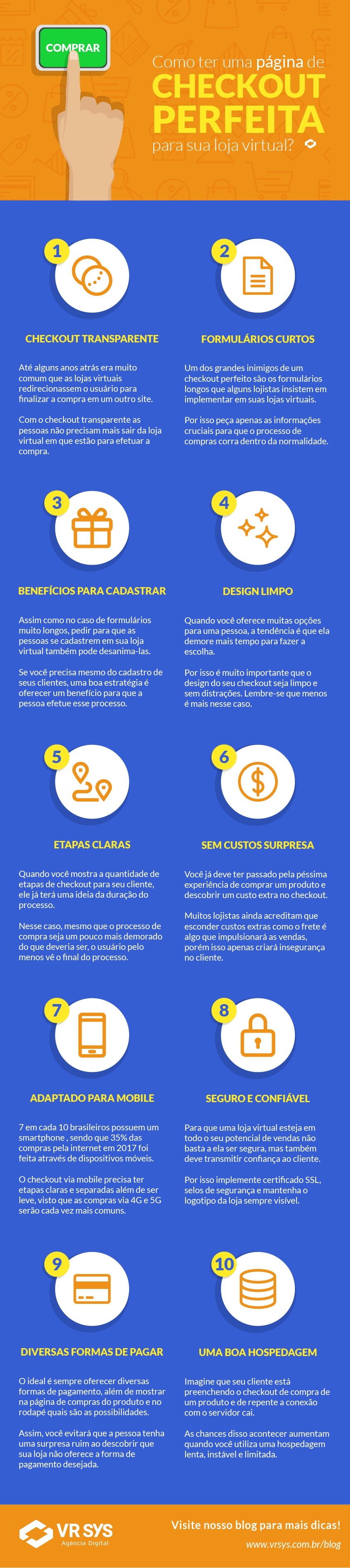 como ter uma pagina de checkout perfeita para sua loja virtual infografico