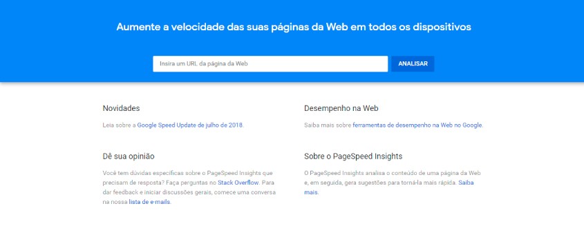 como um bom design pode ajudar no seo do seu site imagem pagespeed