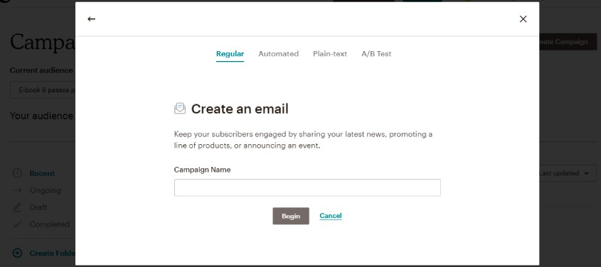 como utilizar o mailchimp para e mail marketing guia basico imagem campanhas de email