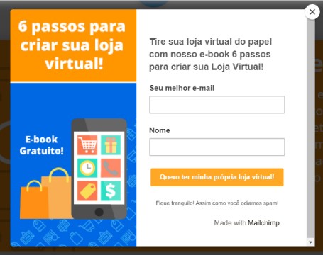 o que e otimizacao de conversao CRO de sites e lojas virtuais img popup