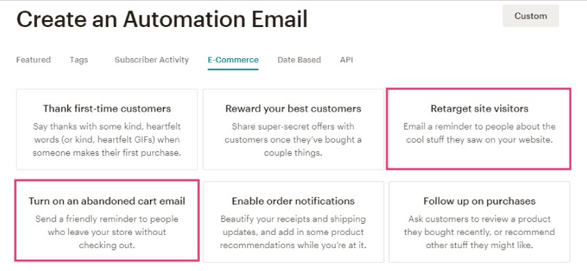 o que e retargeting e como isso pode ajudar sua loja virtual imagem mailchimp