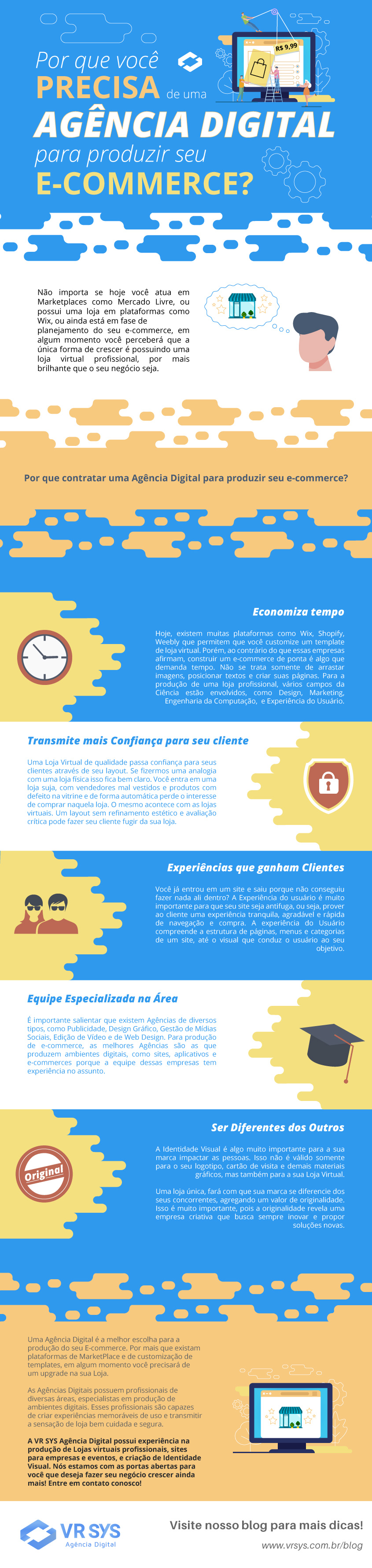 porque voce precisa de uma agencia digital para produzir seu ecommerce infografico